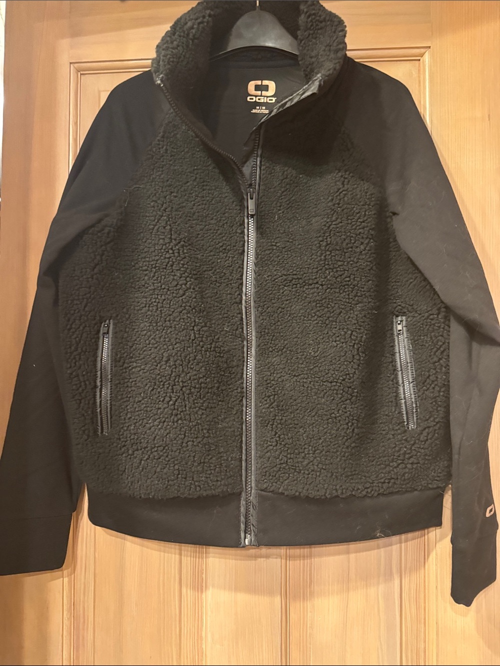 NWOT - OGIO Women’s Black Sherpa Zip-Front Jacket